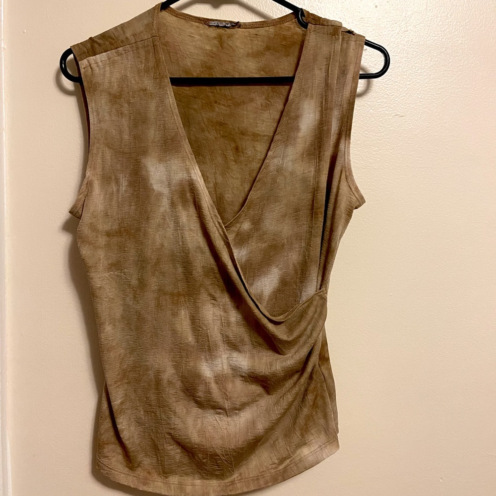 Tan Blouse